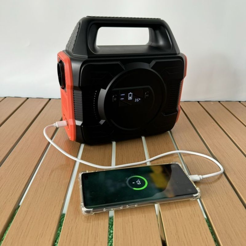 Stazione di alimentazione portatile di 300W Uscita AC/DC per la casa all'aperto 110V/220V Potenza mobile