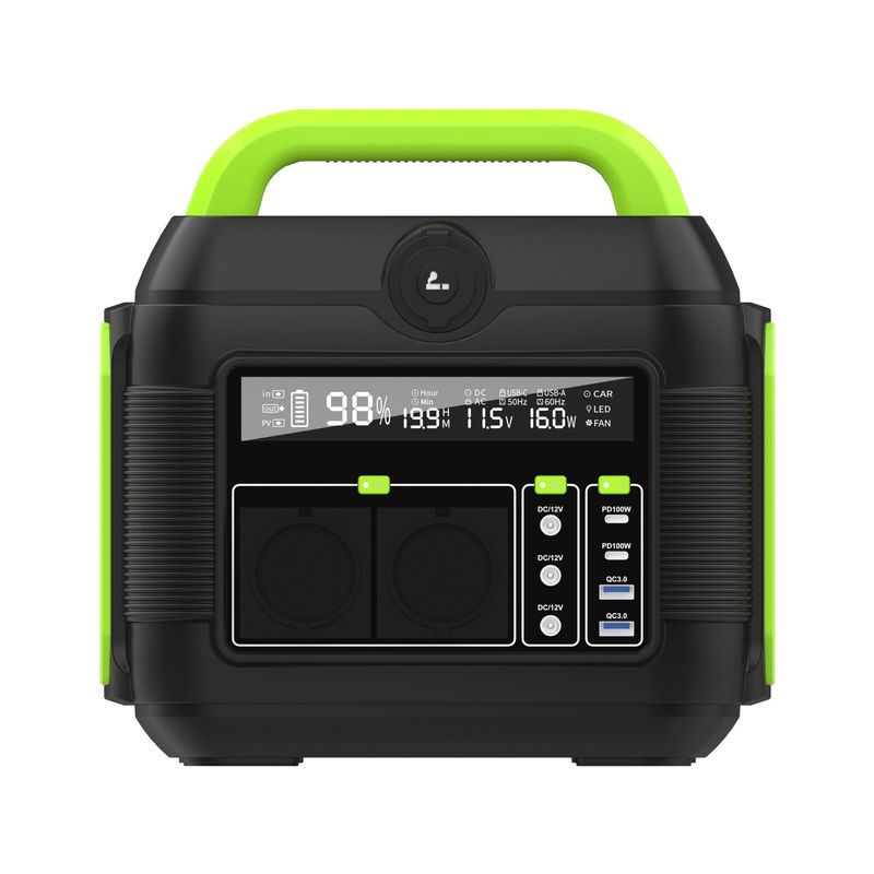Centrale elettrica portatile multifunzione 600W/576ah da 6 kg per campeggio all'aperto e emergenza