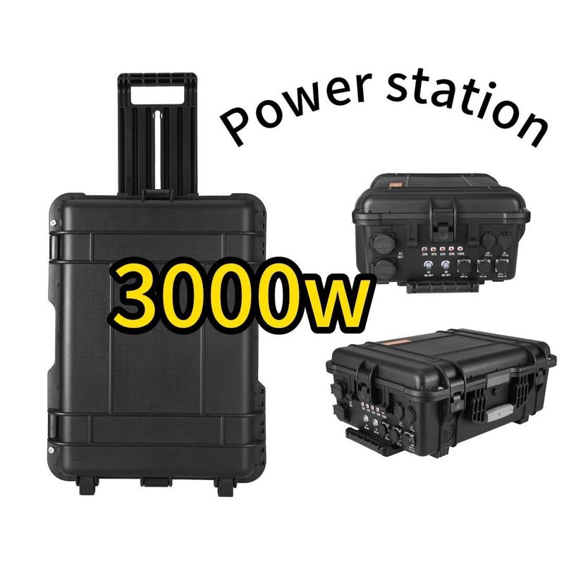 Batteria al litio da 3000W a 1000W Stazione elettrica mobile esterna di emergenza CE.Un38.3 Certificazione