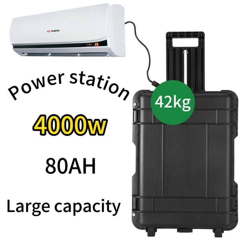 LT-40 4000W/3840wh/OEM ODM Batteria Centrale elettrica portatile certificata CE ad alta capacità