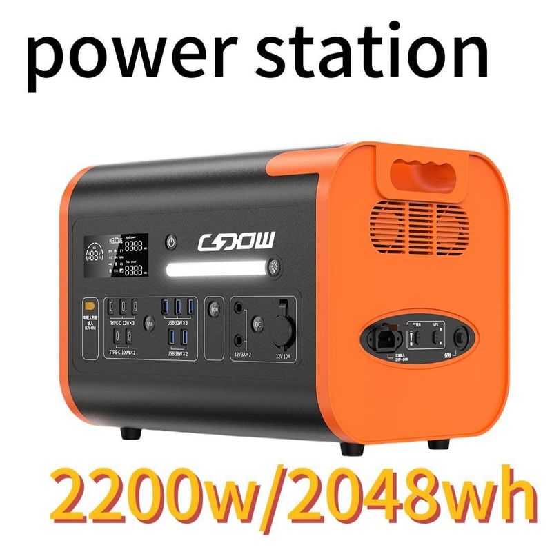 Centrale solare portatile CE certificata 2200W/2400W/3000W per attività all'aperto