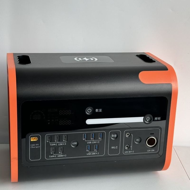 Durata di vita 2000 volte 600W Home Energy Storage Generatore solare 2200W Stazione elettrica portatile