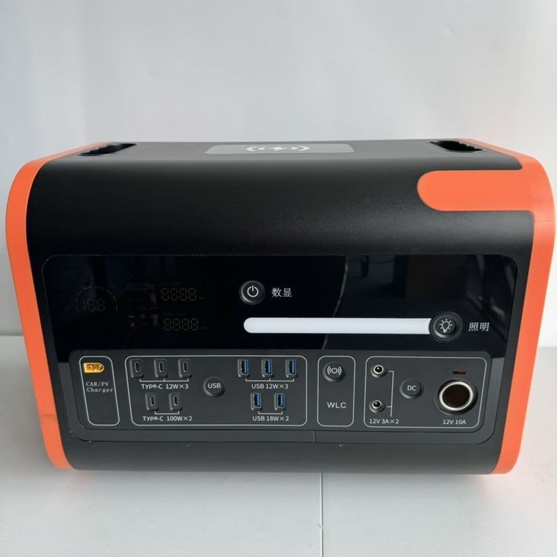 2200W 2048wh Stazione elettrica portatile per la ricarica di pannelli solari all'aperto in caso di emergenza