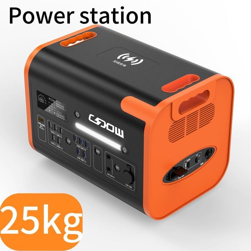 2200W AC DC C-Type Battery Power di riserva Emergenza Stazione elettrica portatile personalizzabile