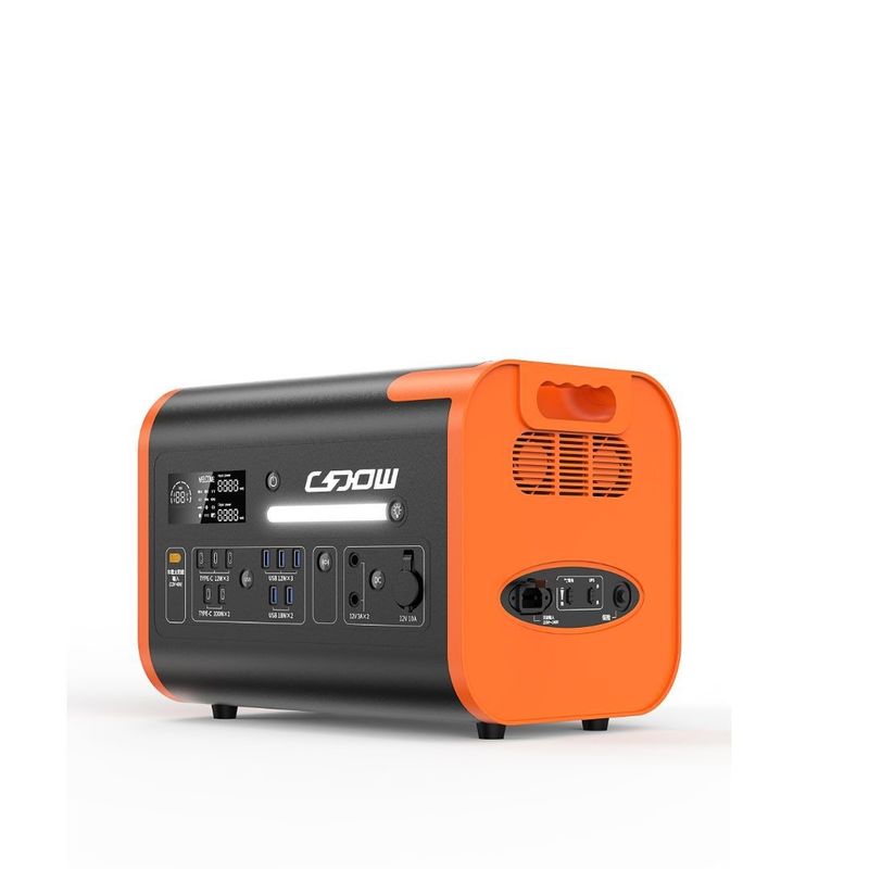 220V±5% di tensione di uscita CA Centrale elettrica portatile di grande capacità 2200W/2048wh/40ah