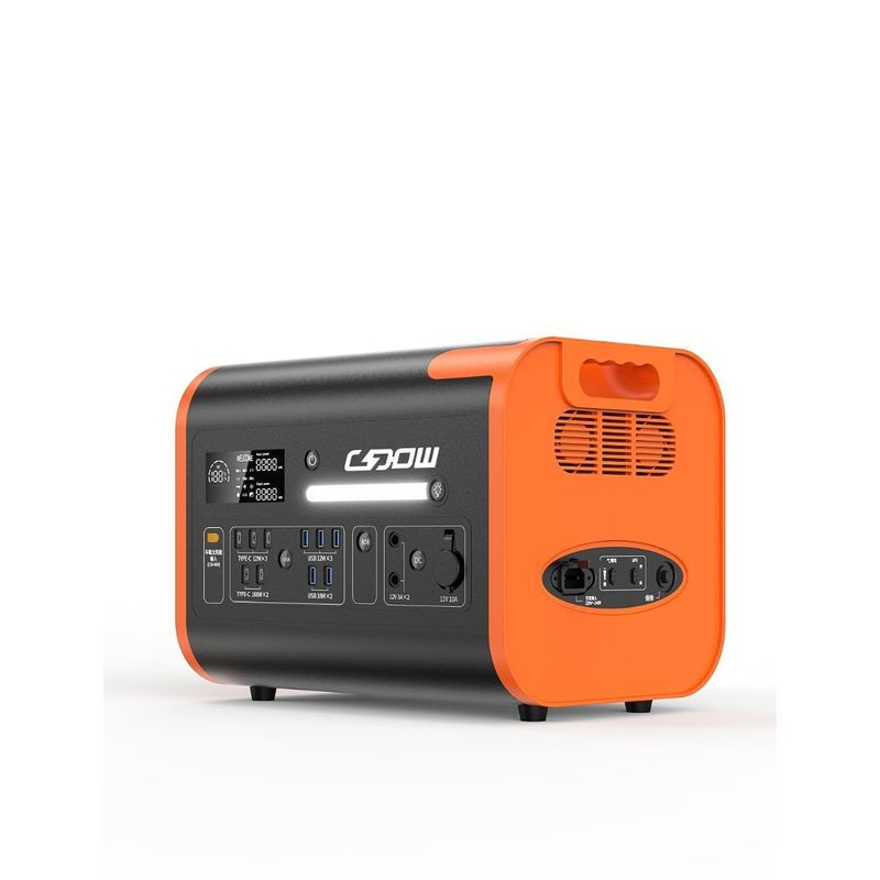 1800W/2200W Potenza di uscita pannello solare alimentazione di emergenza per uso esterno e domestico