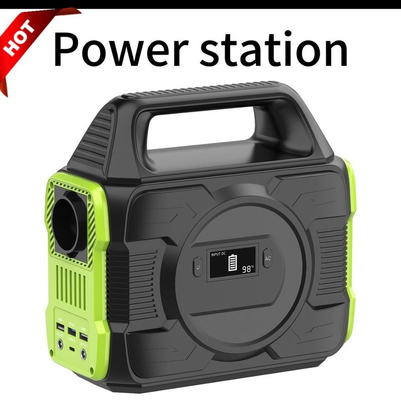 300W/600W/1200W Ondata sinusoidale Centrale elettrica esterna e domestica Batteria fissa inclusa