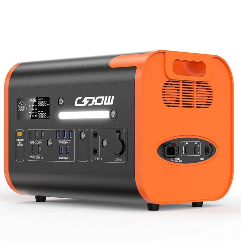 Nazioni Unite AC Socket Portable Mobile Power 2200W Wireless Charging Generator Solare