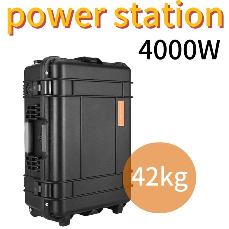 Emergenza all'aperto Centrale solare portatile da 3000 W con 220V±5% di tensione di uscita CA