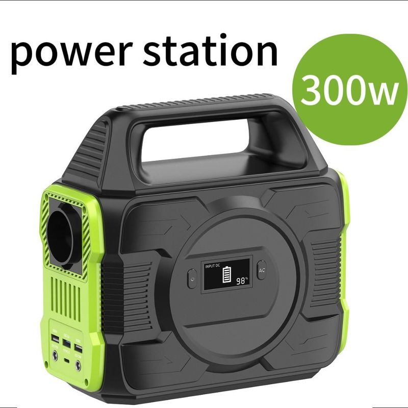 Tipo di uscita AC/DC Centrale solare portatile da 300 W per uso esterno e domestico