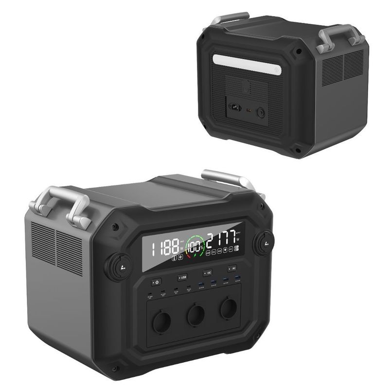 LiFePO4 Inverter di potenza portatile da 3600 W per camper e stazioni di emergenza all'aperto