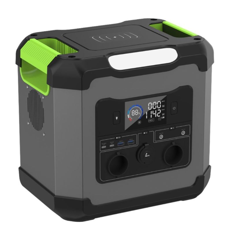 Energia calda 1500W/2000W/1200W Centrale solare portatile di tipo C1 di uscita 12V/3A