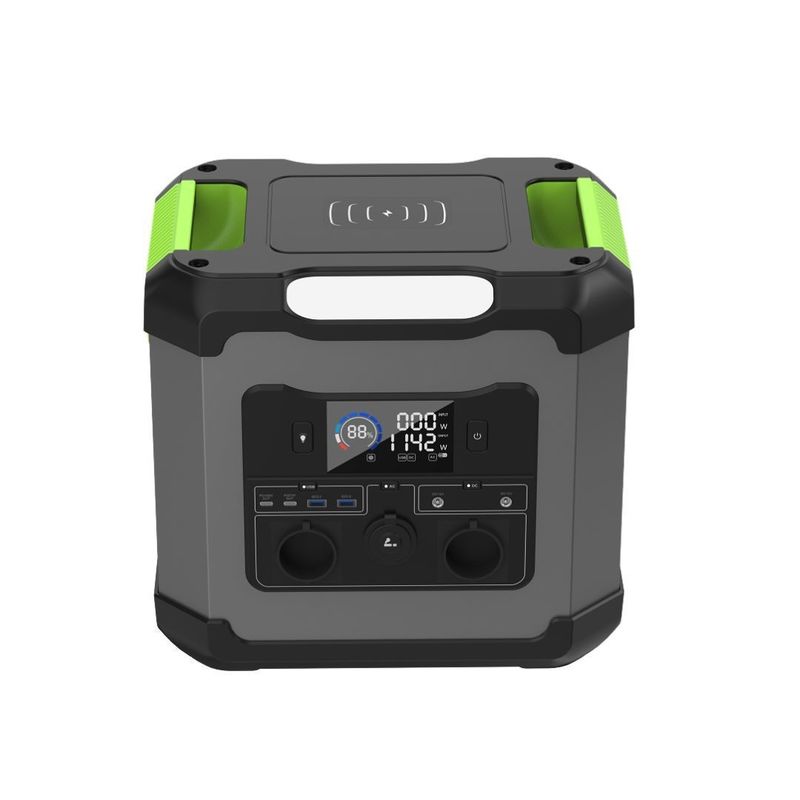 Stazione di alimentazione portatile 1500W AC Potenza di uscita e uscita di tipo C2 12V/2,25A per emergenza