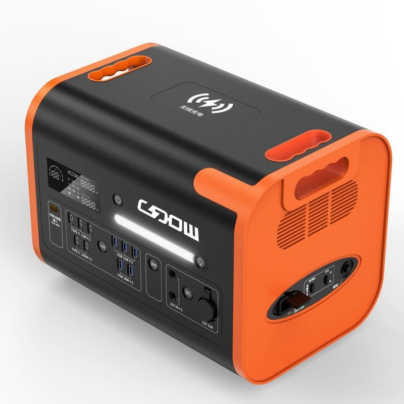 3500W Uscita di potenza costante Uscita AC/DC UPS portatile per stazione di stoccaggio di energia domestica