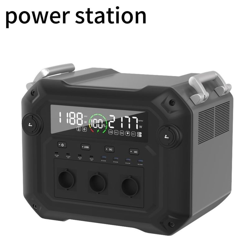 600W Max pannello solare di ingresso centrale elettrica portatile diretta per la casa e il campeggio all'aperto