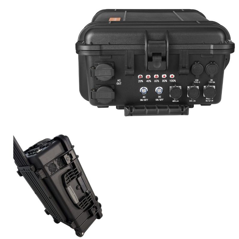 Centrale elettrica mobile a batteria di litio ternaria 6000W/6216whlifepo4 per il mercato dell'Asia orientale
