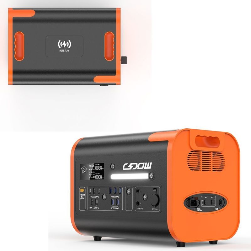 27 kg Peso lordo del pacchetto 220V±5% CA Uscita 40ah Stazione elettrica mobile con inverter e LiFePO4
