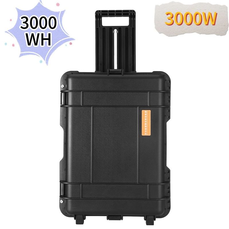 CE.Un38.3 Centrale solare portatile per campeggio e emergenza certificata 3000W/3000wh