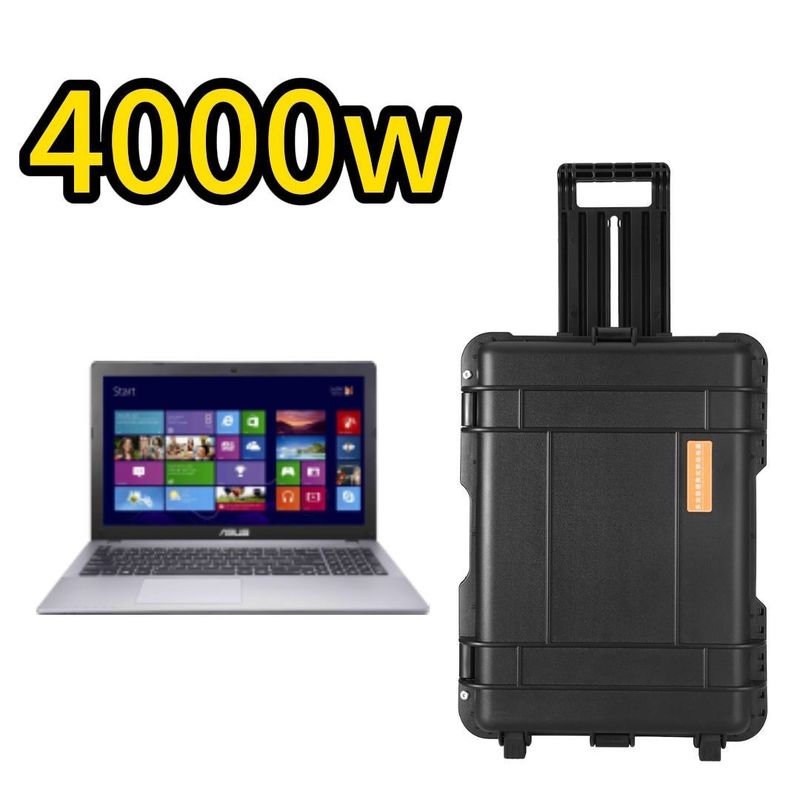 AC Pure Sine Wave Portatile Power per casa e campeggio 4000W Socket di uscita Tutti i tipi