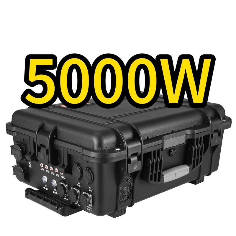 CE.Un38.3 Generatore solare a batteria al litio da 5000 W certificato per centrali elettriche portatili