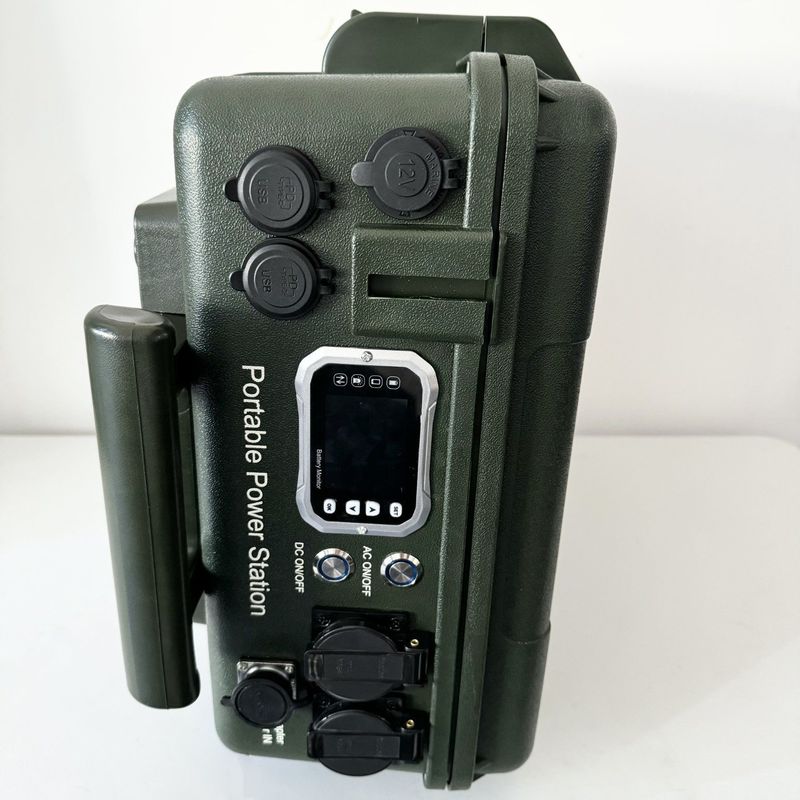 Centrale di alimentazione portatile di tipo C di 65W 6000W/6048wh per l'outdoor e la resistenza al viaggio