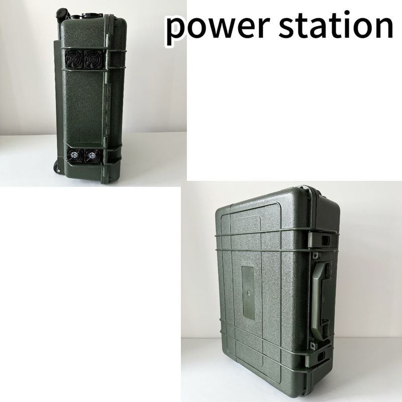 Centrale elettrica portatile di grande capacità per avventure all'aperto da 6000W con telaio medio ABS