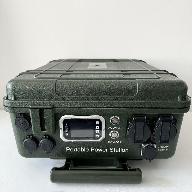 Stazione di carica solare portatile da 6000W con telaio medio ABS e controller MPPT
