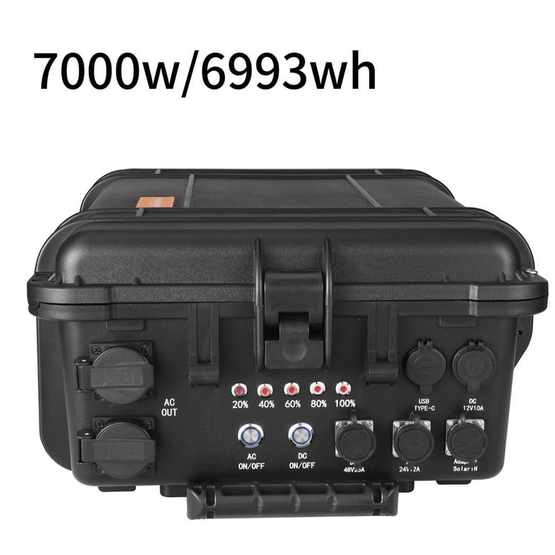 Materiale di guscio Stazione di energia solare portatile in lega ABS 3000W/5000W/7000W 4000W per esterni