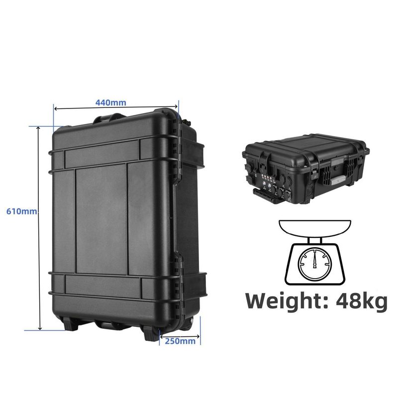 5000W/4800W Batteria UPS Stazione di alimentazione portatile per case all'aperto 6-7h Tempo di ricarica