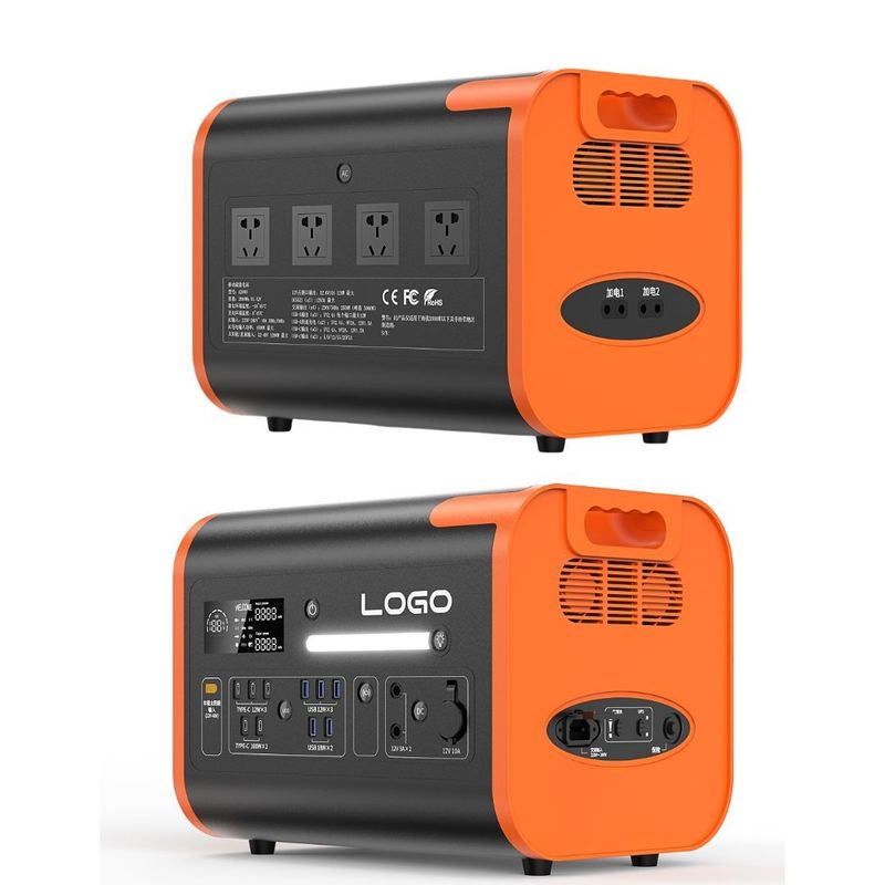Stazione di alimentazione portatile LiFePO4 40ah/2200W/2400W per ricarica multi-scena e emergenza