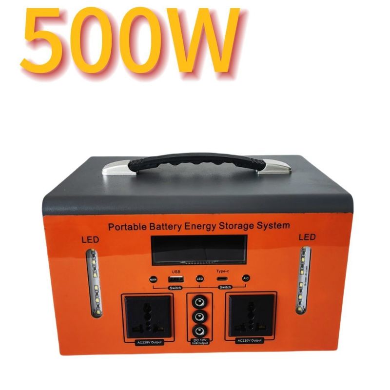 XT500 500W Fornitore di alimentazione portatile a batteria al litio per campeggio all'aperto e emergenza