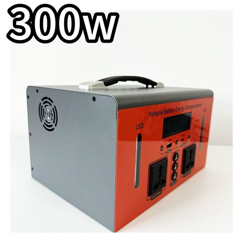 300W/192W/3kg Centrale elettrica portatile per campeggio all'aperto con protezione contro la temperatura C