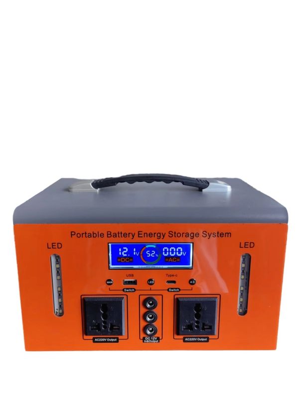 XT500 500W/110V/220V Caricabatterie per campeggio all'aperto Stazione elettrica portatile con adattatore a corrente continua