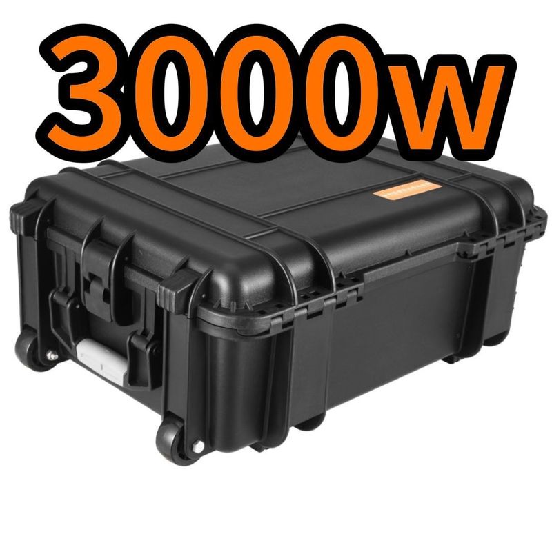 Batteria esterna 3000W/62.5ah Stazione di alimentazione portatile con certificazione CE.Un38.3
