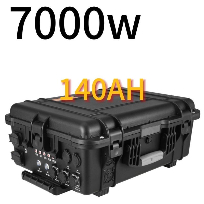 110V/220V AC Output 7000W/6993wh Outdoor Emergency Mobile Power Station per l'Asia orientale