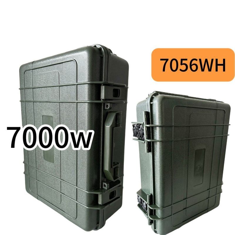 Potenza di riserva di viaggio Centrale elettrica portatile da 7000 W con doppio raffreddamento forzato intelligente