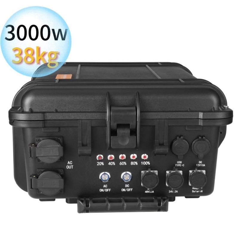 Centrale elettrica portatile di grande dimensione nera 3kw/4kw/5kw/6kw/7kw