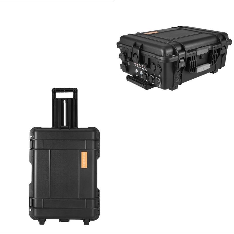 Stazione di energia solare portatile da 3 kW/4 kW con batterie al litio e uscita di onde sinusoide AC pura