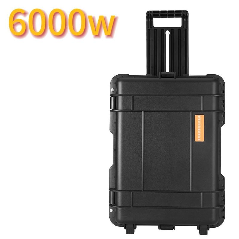 Centrale elettrica portatile a batteria al litio ternaria esterna 6000W/6216wh con elevata sicurezza