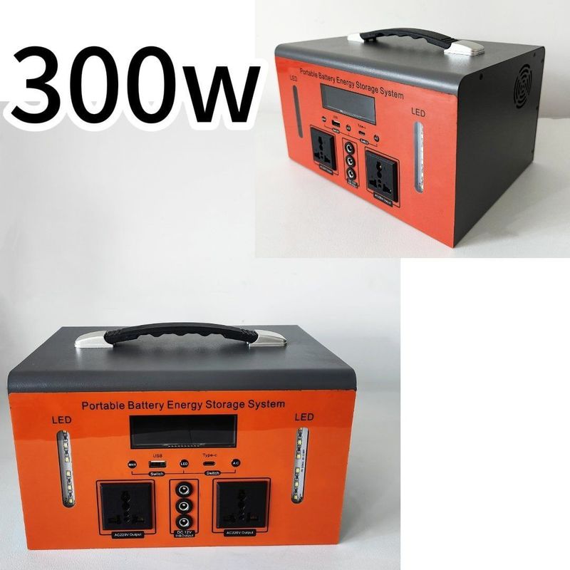 300W/110V/220V XT300 Stazione elettrica esterna per la ricarica in movimento Adaptatore CC incluso