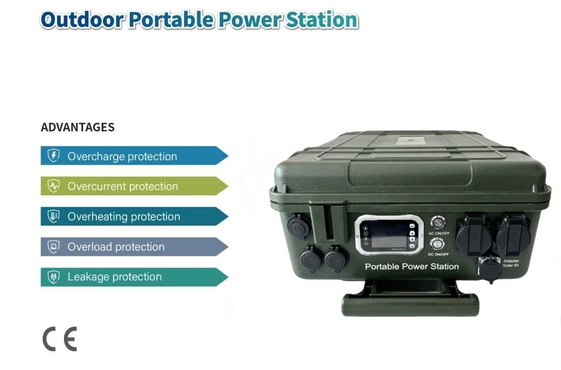 Inizio a caldo 7000W/7056wh LiFePO4 UPS a batteria per centrale elettrica portatile esterna domestica