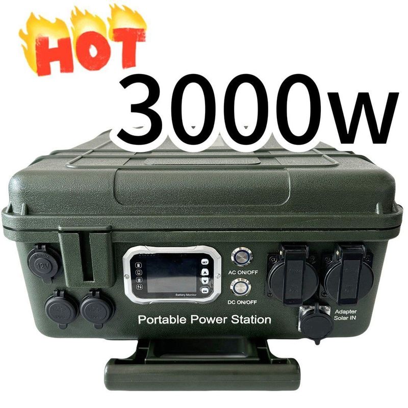 Centrale elettrica portatile a generatore solare interno ed esterno con uscita di 3000W 2400W 5000W